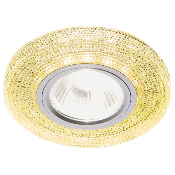 Ambrella Встраиваемый точечный светильник со светодиодной лентой S290 GD хром/топаз/MR16+3W(LED WHITE)