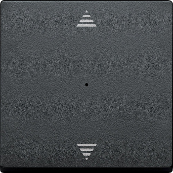 SE Merten KNX\EIB SM Антрацит Клавиша для модуля 1-кнопочного выключателя, с символами ВВ/ВН MTN625514