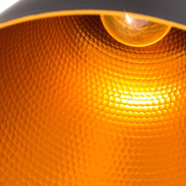 Купить Arte Lamp Cappello Черный/Золото Светильник подвесной 1x60W 1xE27 A3408SP-1BK