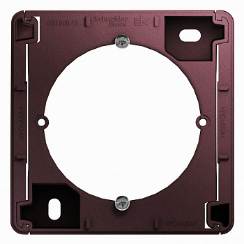 Systeme Electric Glossa Баклажановый Коробка для наружного монтажа