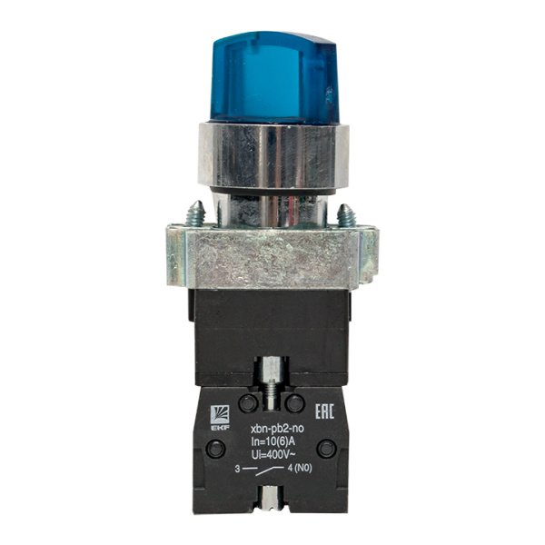 Купить Переключатель BD21 2P c синей подсветкой 230В NO EKF PROxima