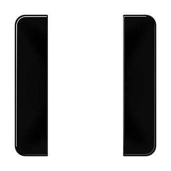 JUNG комплект накладок 1гр черный CD501TSASW