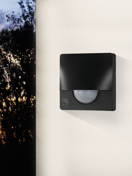 Купить Eglo 97465 Датчик движения DETECT ME 3, 100х100, A55, 160°, 12м, 10-900 сек., пластик, черный