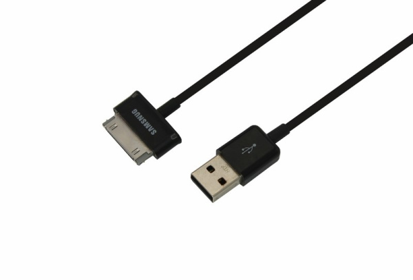 USB кабель для Samsung Galaxy tab шнур 1М черный Rexant 18-4210