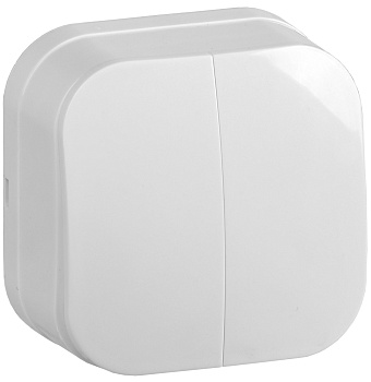 IEK GLORY ВС20-2-0-ХБ Выключ. 2-кл. о/у 10А GLORY белый