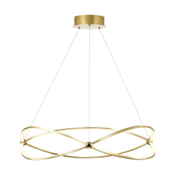 Odeon Light 4730/54L ODL20 48 золотой/прозрачный Люстра LED 4000K 54W 220V LESLA