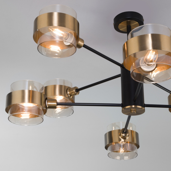 Купить Eurosvet 70127/8 Светильник потолочный черный a055604