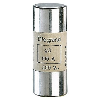 Legrand Вставка плавкая gG 22x58 100А 500В б/б 015396