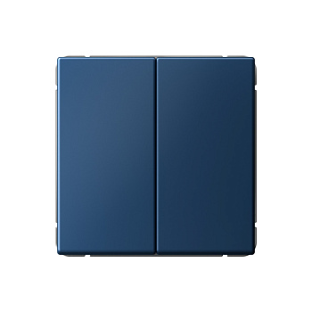 Systeme Electric ArtGallery Аквамарин Выключатель 2-клавишный, сх.5, 10АХ, механизм