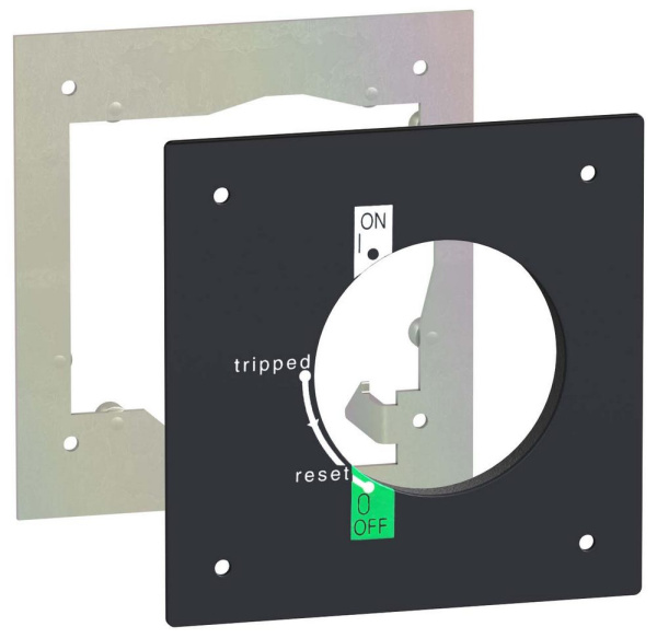 Купить SE Compact NSX Рукоятка на дверь запираемая жёлто-красная с удлинённой осью MCC (NSX400/630) LV432606