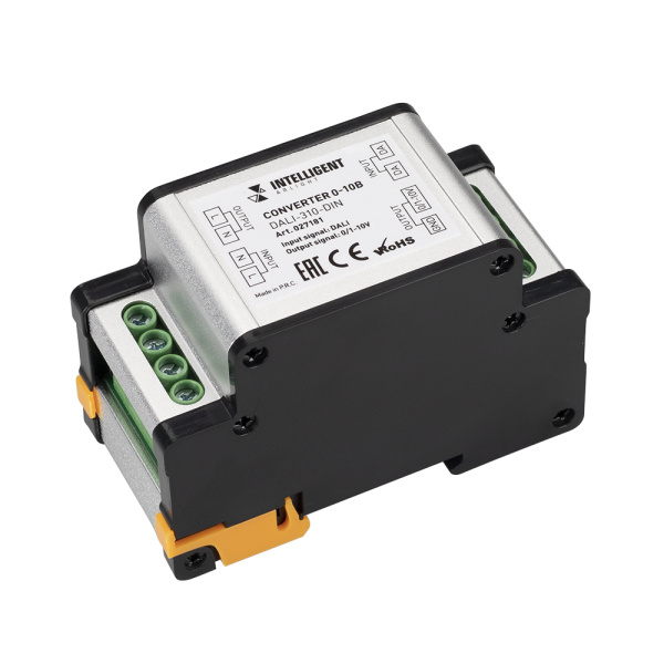 Arlight INTELLIGENT Конвертер 0-10В DALI-310-DIN (AC 230V, DALI, 0-10) (INTELLIGENT -) 027181