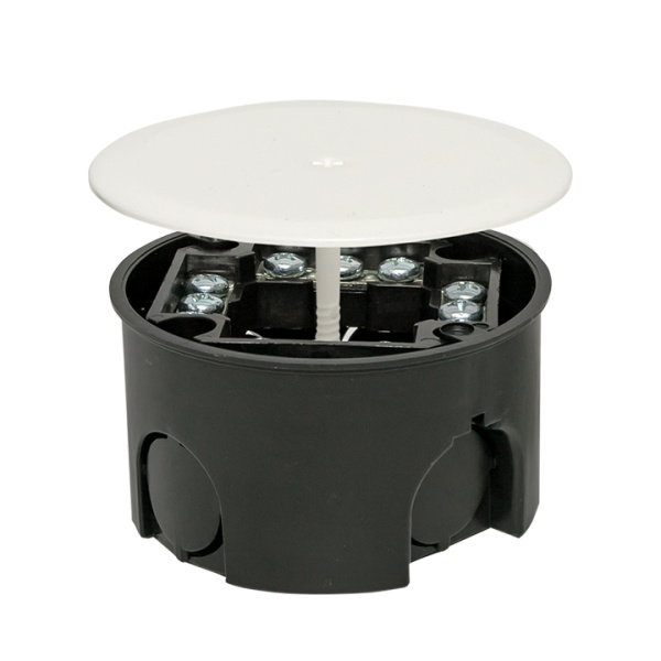 Купить EKF PROxima Коробка распаячная КМТ-010-019 для подштукатурного монтажа с клеммником и крышкой (74х42)