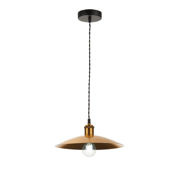 Купить ST Luce SL1017.203.01 Светильник подвесной Черный/Золото E27 1*60W