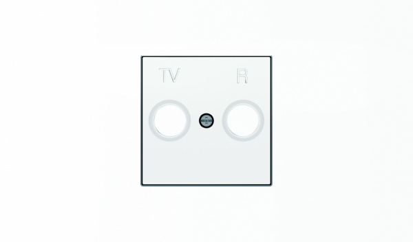 ABB SKY Альпийский белый Накладка для TV-R розетки 2CLA855000A1101