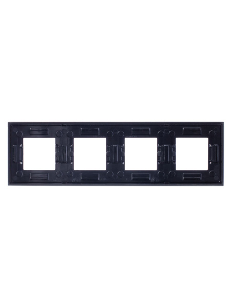 Купить ABB NIE Zenit Стекло графит Рамка 4-я 2+2+2+2 мод 2CLA227400N3801