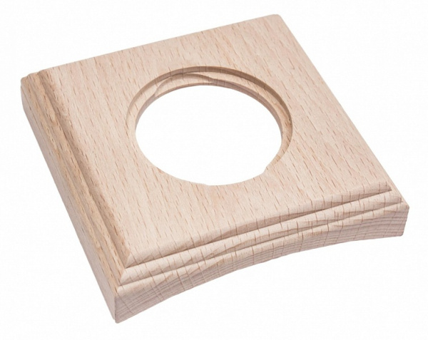 BIRONI Шедель Бук Натурэль Рамка 1-ая на бревно 220мм (скрытый монтаж) BF4C24-610-10