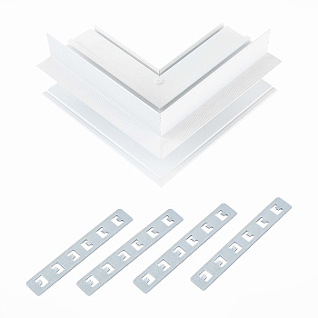 ST Luce ST007.559.00 Внешний угол-соединитель для встраиваемого магнитного шинопровода Белый