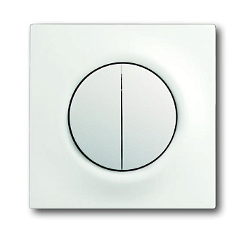 ABB BJE Impuls Белый бархат Клавиша 2-ая с подсветкой 2CKA001753A0181