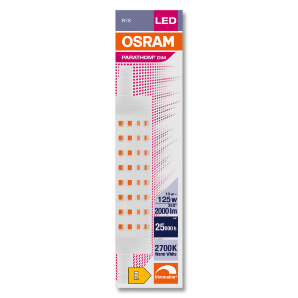 Купить OSRAM PARATHOM DIM Special LINE 118 CL 125 dim 16W/827 R7S 4058075626812