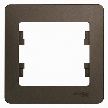 Systeme Electric Glossa Шоколад Рамка 1-ая