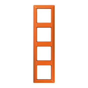 JUNG AS 500 Оранжевая Рамка 4-ая ударопрочная AS584BFO