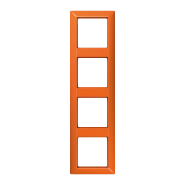 JUNG AS 500 Оранжевая Рамка 4-ая ударопрочная AS584BFO