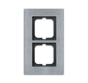 ABB BJE Carat Сталь Рамка 2-ая 2CKA001754A4255