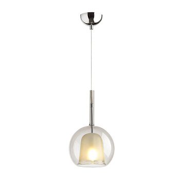 Odeon Light 4698/1 ODL20 376 хром/дымчатый Подвес E14 1*40W LEVA