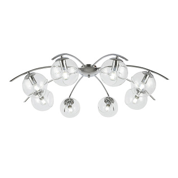 Evoluce SLE102602-08 Светильник потолочный Хром/Прозрачный E14 8*40W