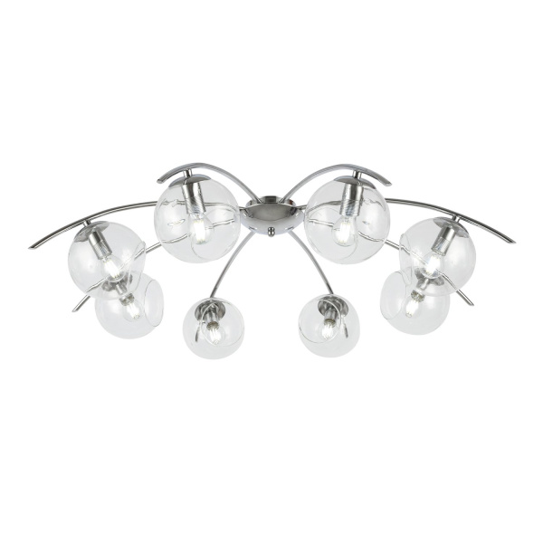 Evoluce SLE102602-08 Светильник потолочный Хром/Прозрачный E14 8*40W