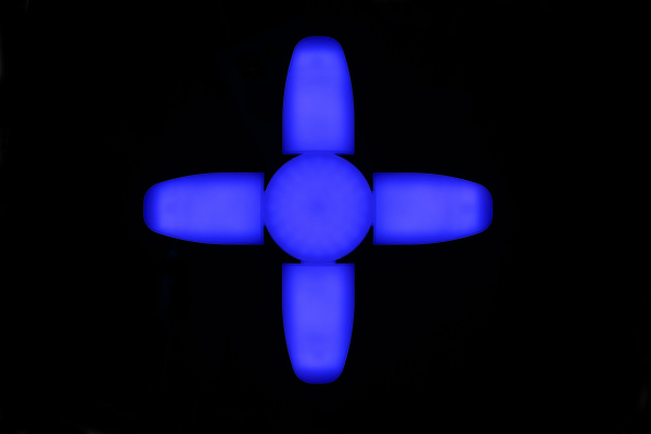 Horoz Electric 001-061-0040 40W Синий E27 160-250V Светодиодная лампа ЧЕТЫРЕХЛЕПЕСТКОВАЯ DAISY HRZ33002792