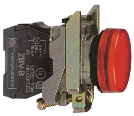 SE XB4 Лампа сигнальная красная светодиодная 24В XB4BVB4