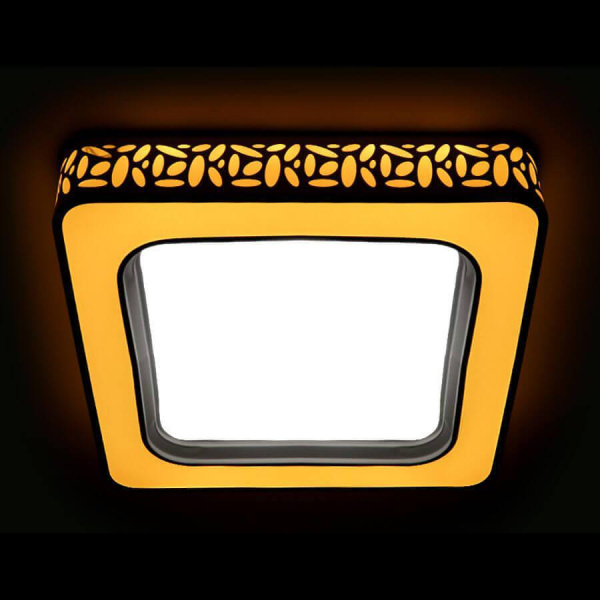 Купить Ambrella Потолочный светодиодный светильник с пультом F214 WH 144W 565*565*100 (ПДУ РАДИО 2.4) F214 WH 144W D565