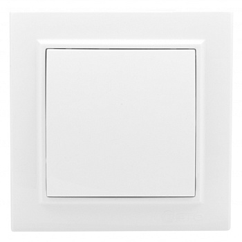 EKF Basic Минск Белый Кнопка нажимная, 10А, СП