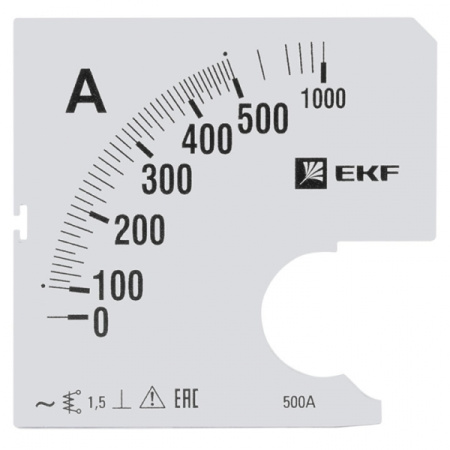 EKF PROxima Шкала сменная для A961 500/5А-1,5 s-a961-500