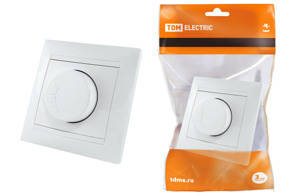 TDM Светорегулятор RL 300 Вт белый "Лама" SQ1815-0009