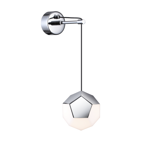 Купить Odeon Light 4304/7WL HIGHTECH ODL22 165 хром Настенный светильник IP20 LED 7W 420Лм IP20 4000K BINGO