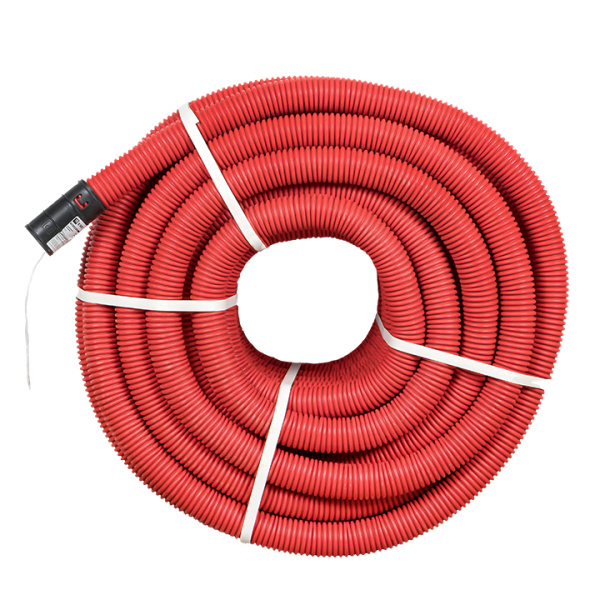 Купить EKF PROxima Труба гофрированная двустенная гибкая ПНД d 50 с зондом (50 м) красная