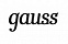 Gauss