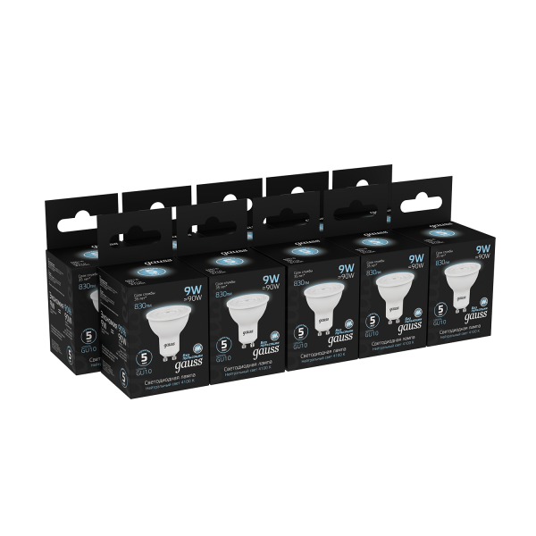 Купить Gauss Лампа MR16 9W 830lm 4100K GU10 LED 101506209