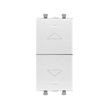 DKC Механизм управления рольставней модульный, "Avanti", "Белое облако", 1 модуль