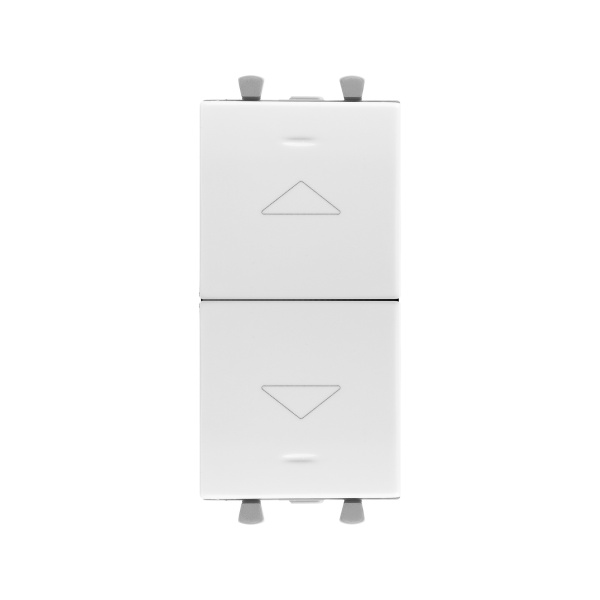 DKC Механизм управления рольставней модульный, "Avanti", "Белое облако", 1 модуль