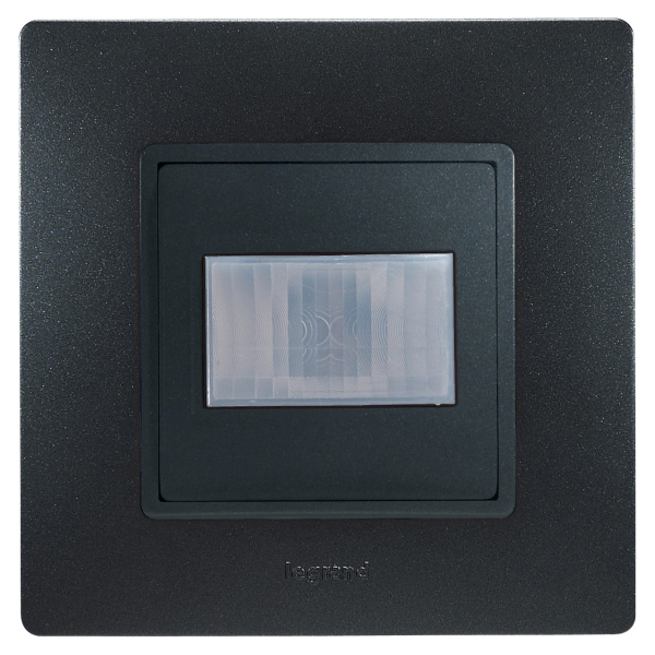 Купить Legrand Etika Антрацит Датчик движения без нейтрали 400Вт 672617