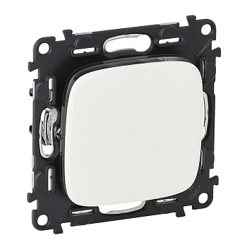 Legrand Valena ALLURE DIY Бел Выключатель 1-клавишный 10А 250В 752701