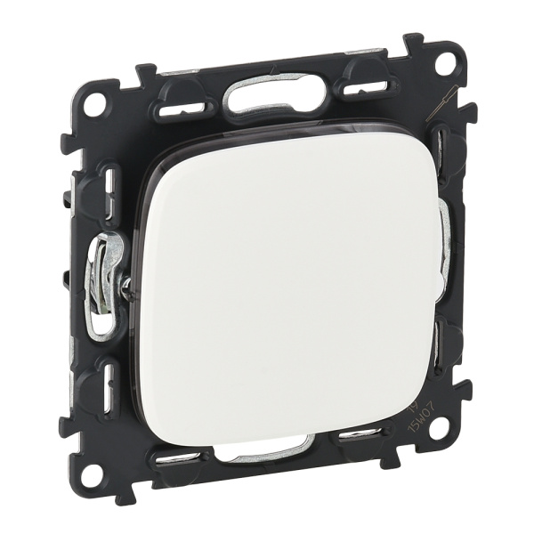 Legrand Valena ALLURE DIY Бел Выключатель 1-клавишный 10А 250В 752701