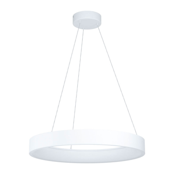 Eglo CAMPO ROSSO Подвес светодиодный димм., 34W(LED), Ø600, H1500, 4000lm, сталь, белый/пластик, белый 39688