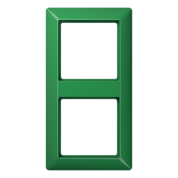 JUNG AS 500 Зеленая Рамка 2-ая ударопрочная AS582BFGN