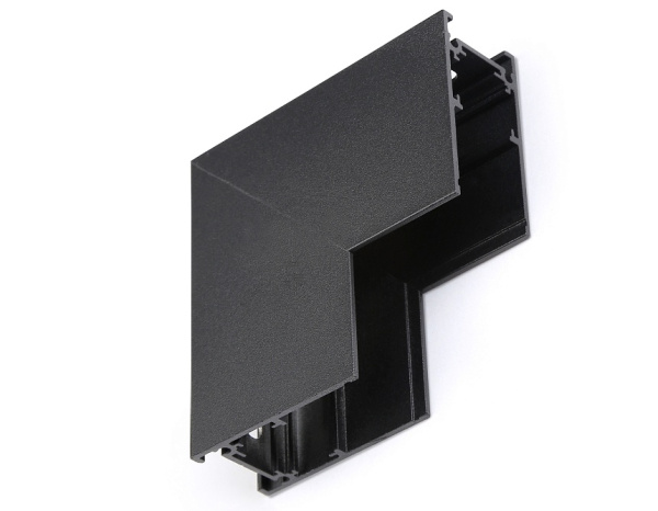 Ambrella Коннектор угловой внутренний для накладного шинопровода Magnetic GL3378 BK черный 85*85*H26.9