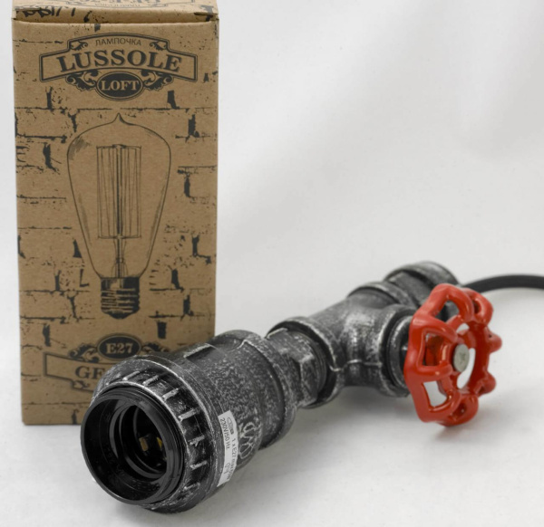 Купить Lussole LOFT Металл Серый /  Без плафона Подвес E27 60W LSP-9692