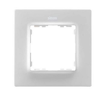Simon S82 Concept Матовый белый, Рамка на 1 пост 8200617-090